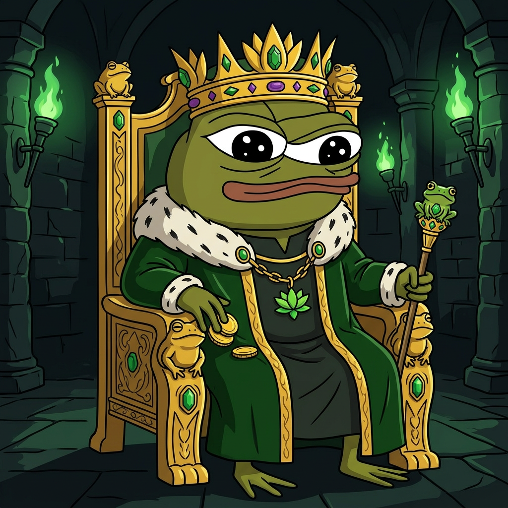 Hoppy meme: King of the pond